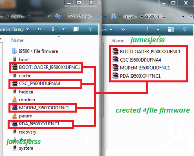 How to Create Samsung 4 file firmware
