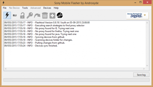 Sony Xperia firmware downloader