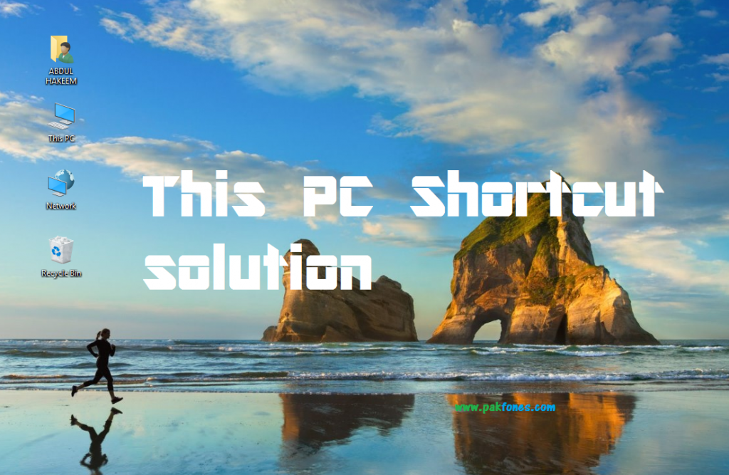 How to get This PC shortcut on desktop windows 10