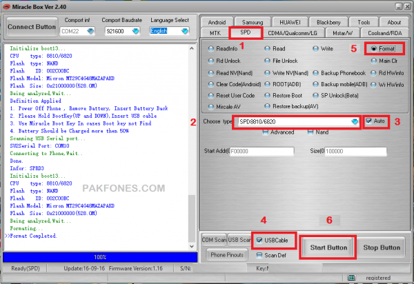 How To Format GFive Bravo A2 Spd 8810 - PAKFONES.COM