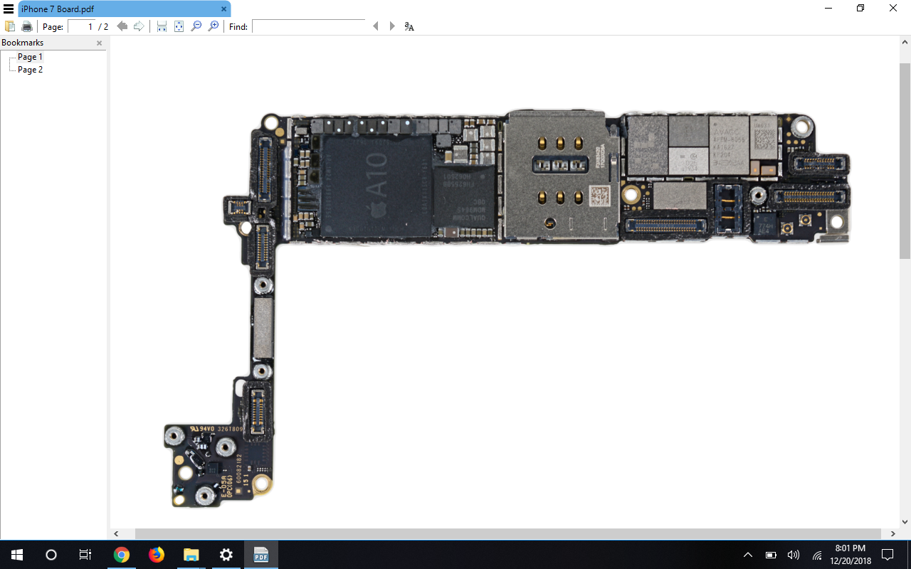 Схема iphone 7 intel